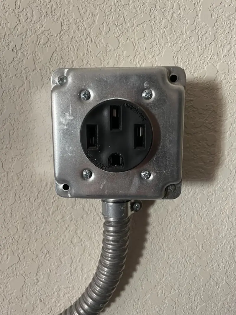 NEMA 14-50 outlet installed for Electrical Panel Upgrade in Millville